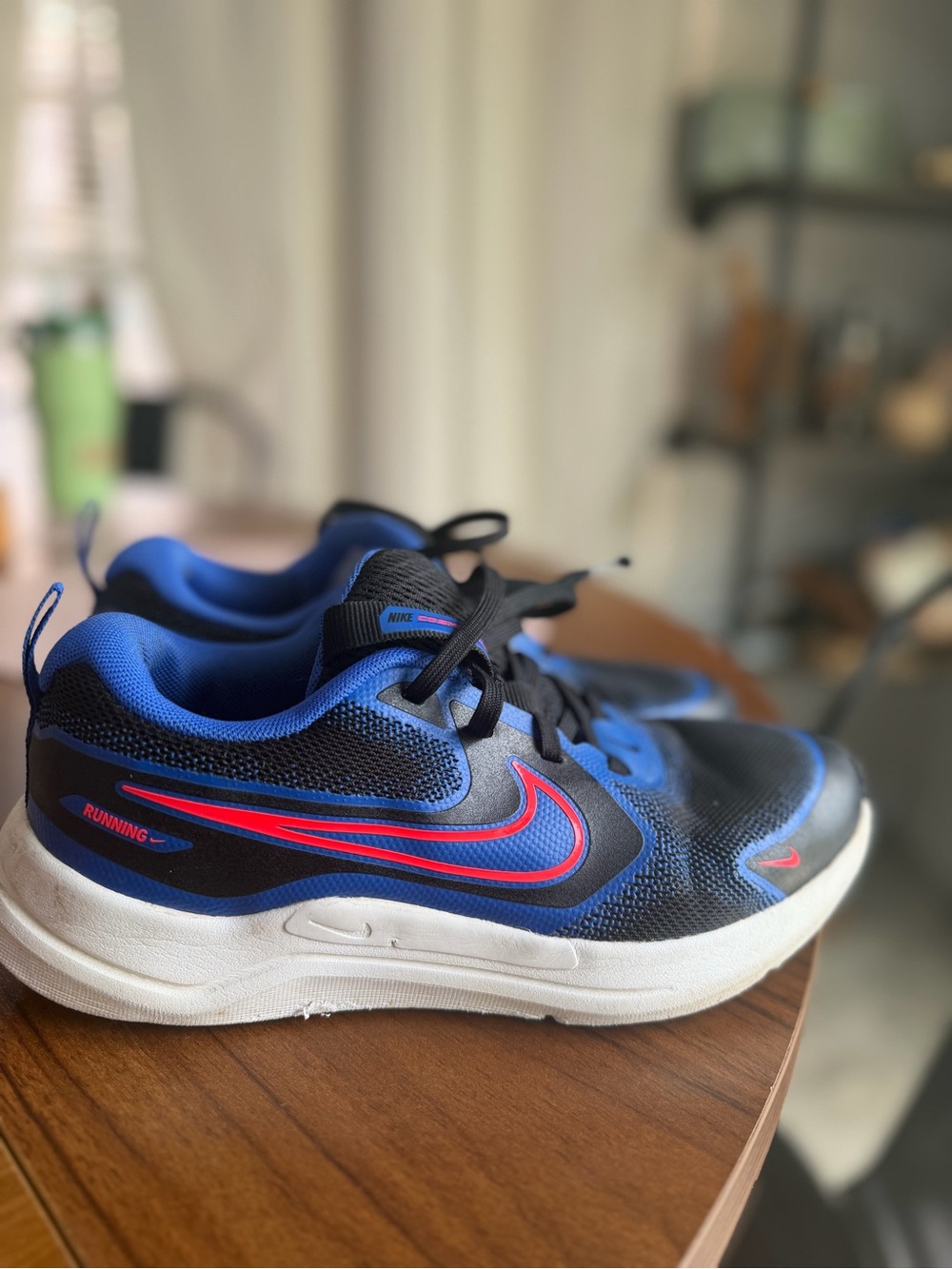 Nike Kids Blue and Red Athletic Sneakers
